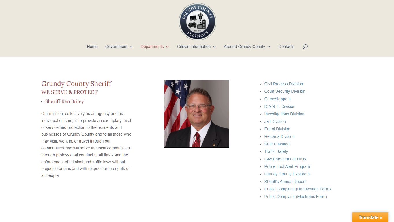 Sheriff | Grundy County